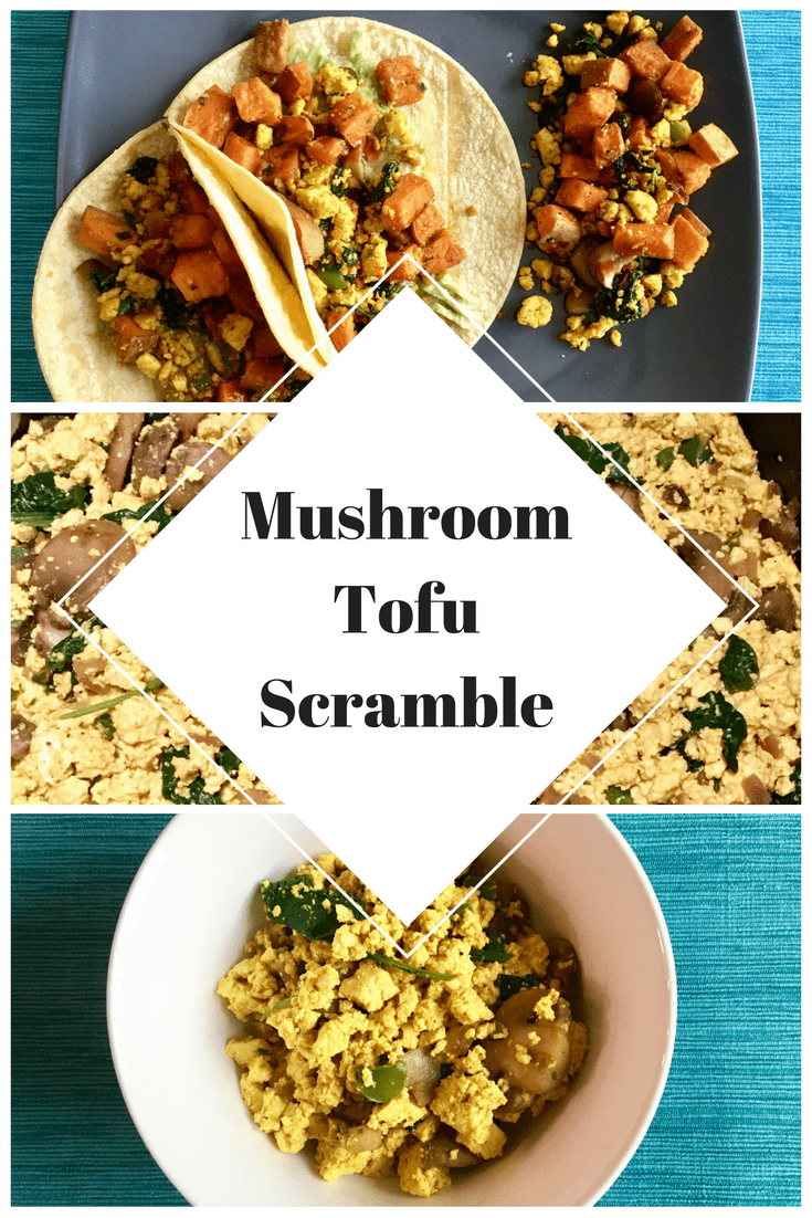 mushroom-tofu-scramble
