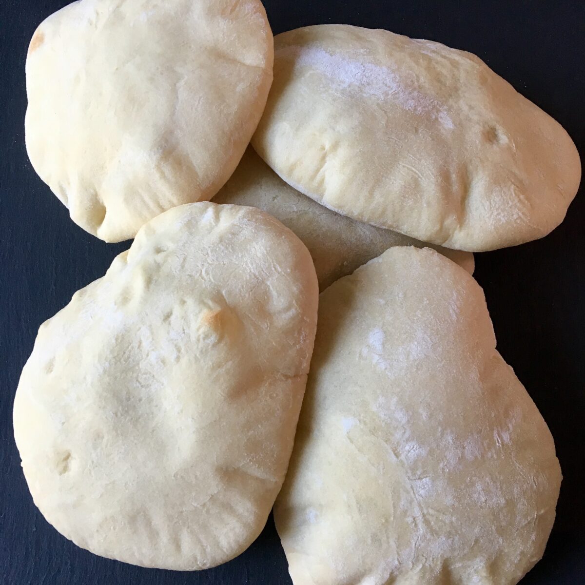 Puffy Homemade Pita Bread