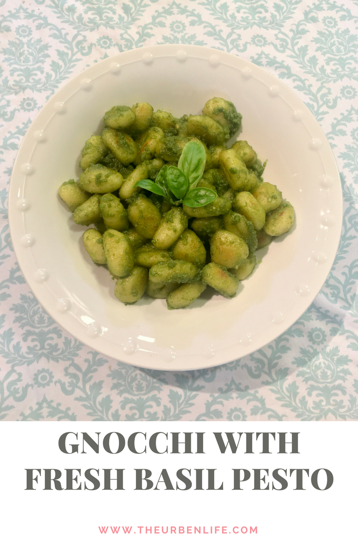 gnocchi with fresh basil pesto