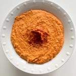 Homemade Roasted Red Pepper Hummus