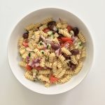 vegan greek pasta salad