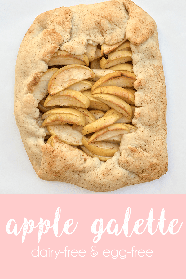 For this galette, sliced apples are mixed with cinnamon and lemon juice, then placed over a dairy-free and egg-free homemade pastry dough and baked.png