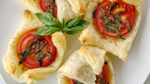 Vegan Tomato Basil Tarts