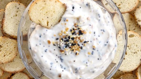 Vegan Trader Joe’s Everything But The Bagel Yogurt Dip