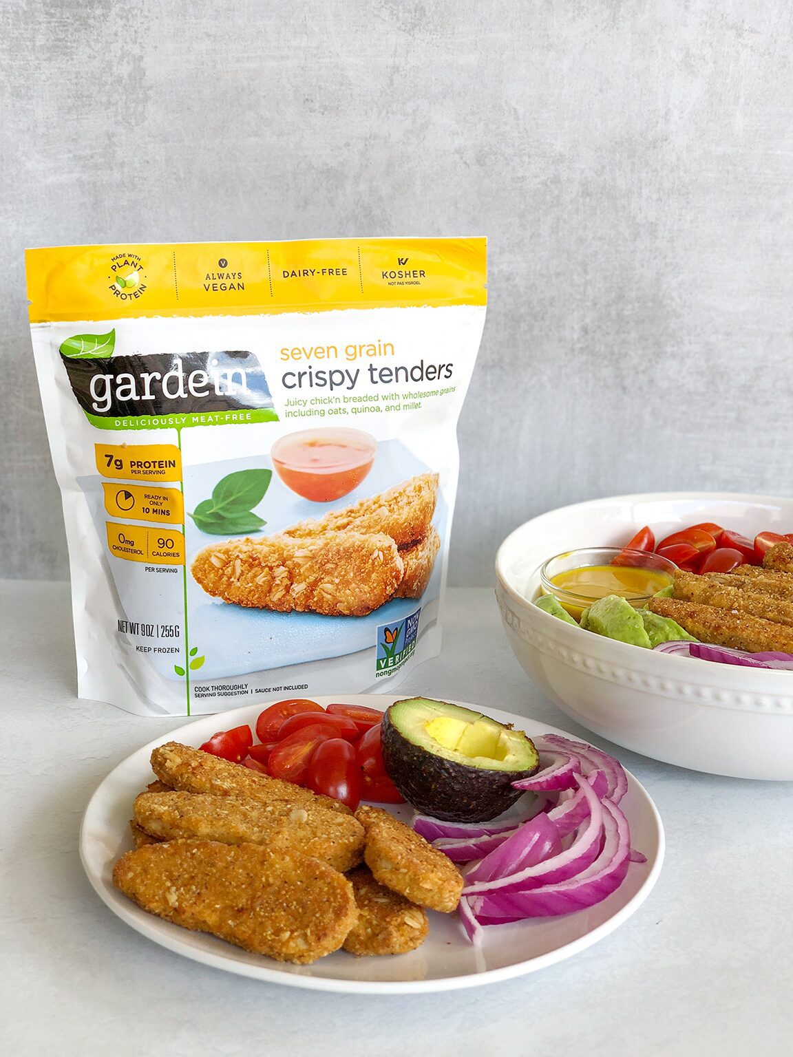 Vegan Honey Mustard Chicken Salad with Gardein