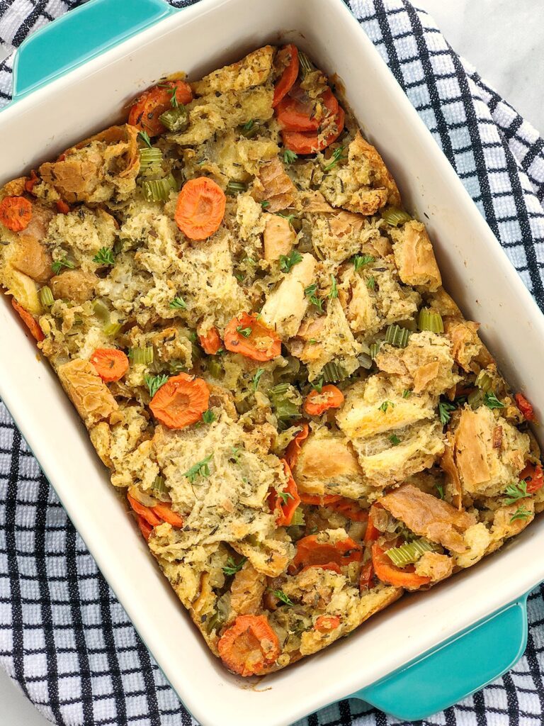 Meatless Stuffing Casserole The Urben Life