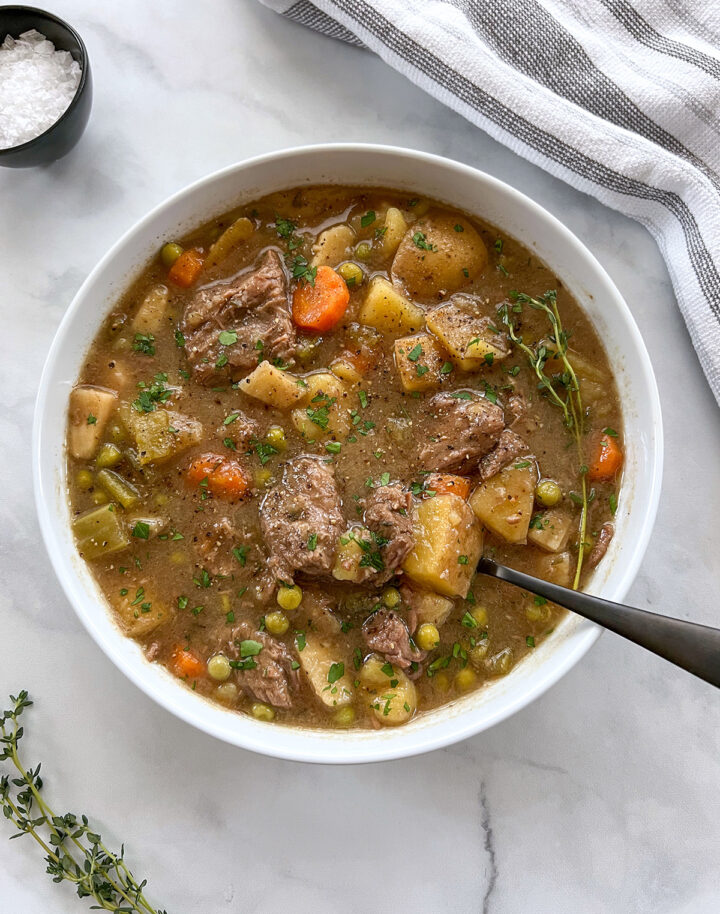 Dairy Free Irish Beef Stew Recipe (Slow Cooker or Instant Pot)