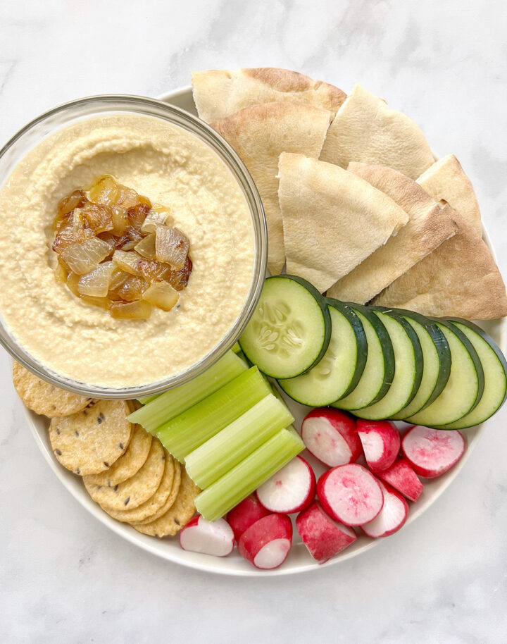 Caramelized Onion Hummus The Urben Life