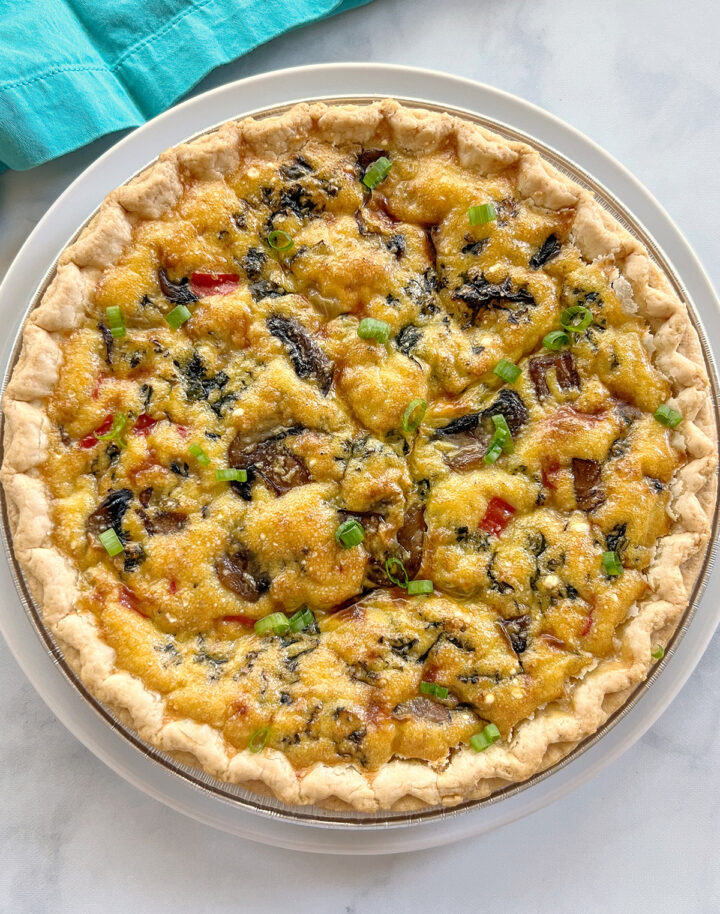 Easy Vegan Just Egg Quiche Recipe - The Urben Life