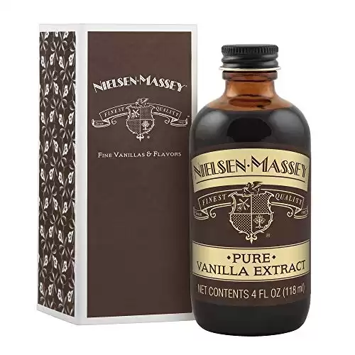 Nielsen-Massey Pure Vanilla Extract for Baking and Cooking, 4 Ounce Bottle with Gift Box
