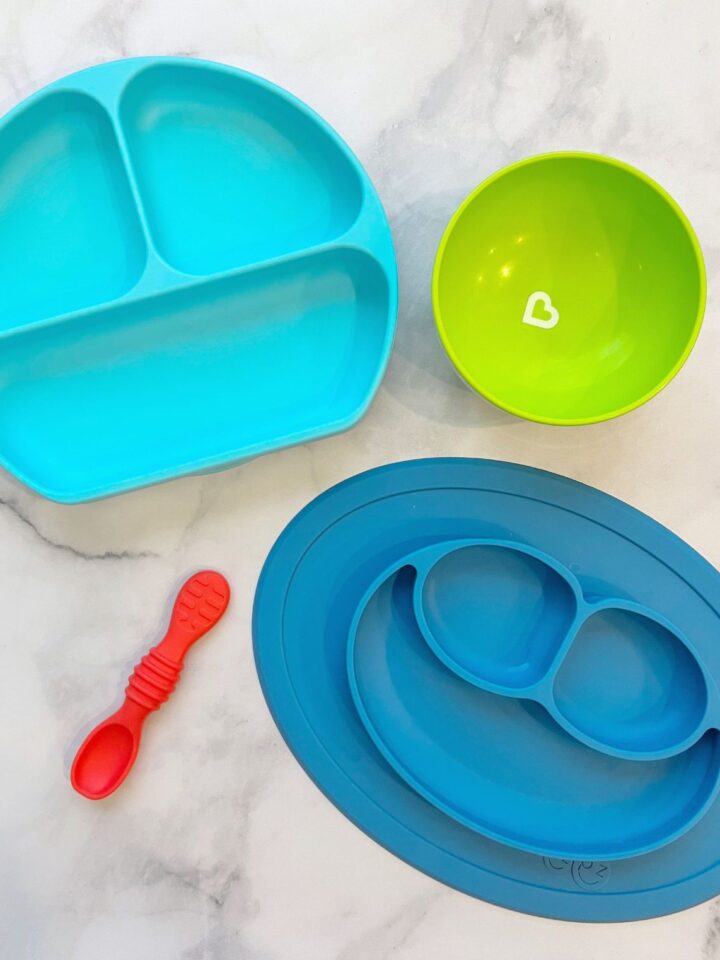 baby plates and bowls.