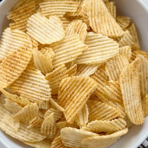pellet grill potato chips