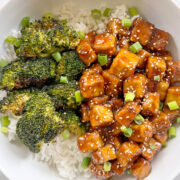 crispy teriyaki tofu