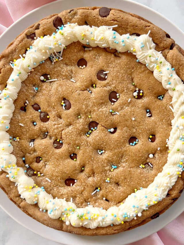 Vegan Cookie Cake Recipe