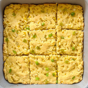 vegan corn casserole with sour cream