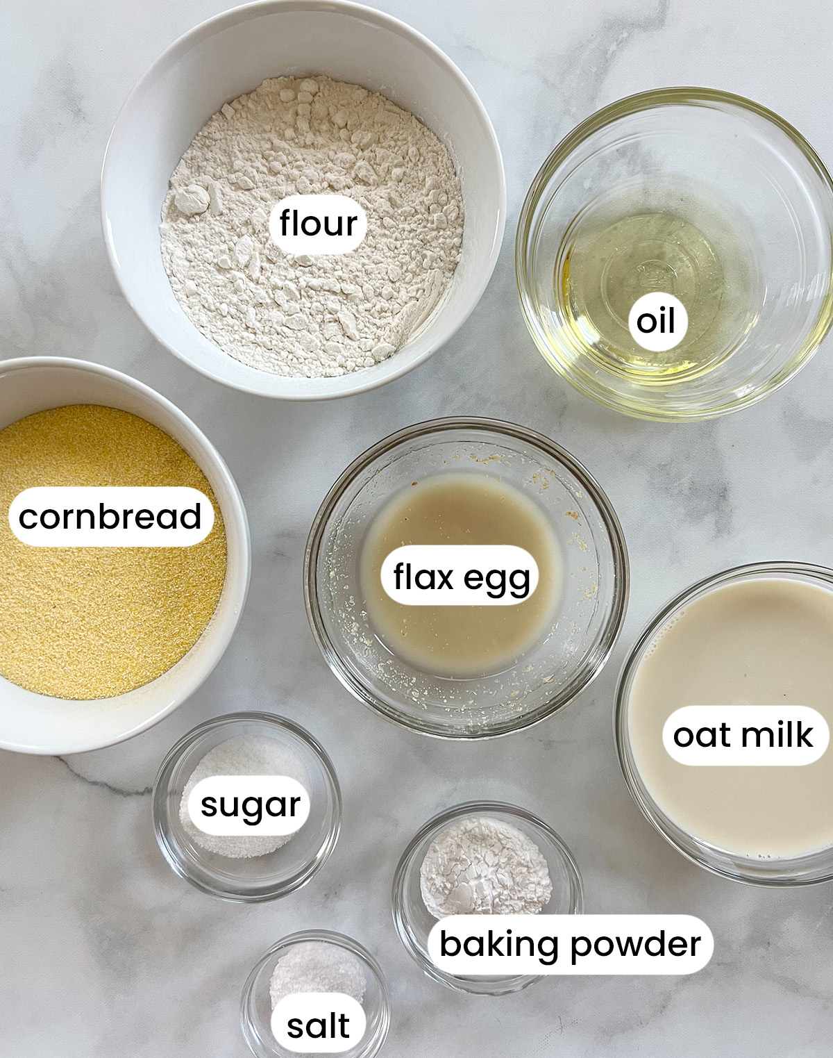 vegan cornbread muffins ingredients