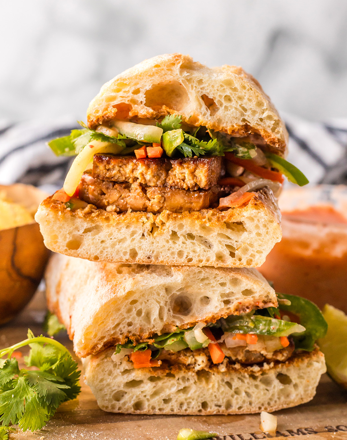 vegan Vietnamese Sandwich