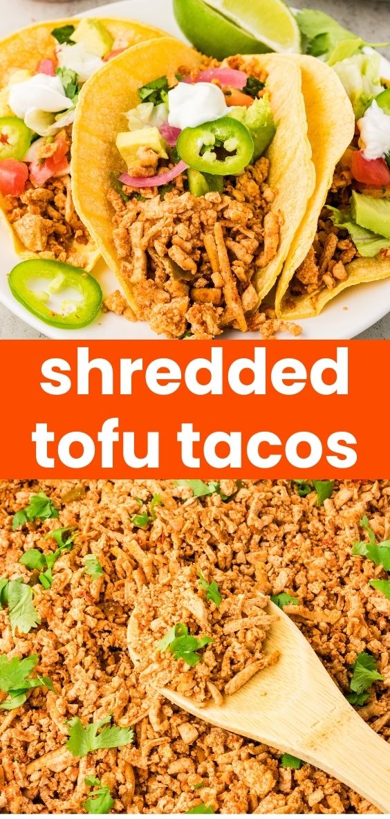 homemade taco tofu meat