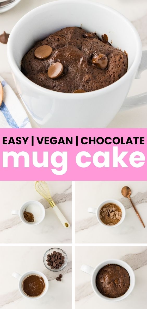 dairy free chocolate mug cake recipe