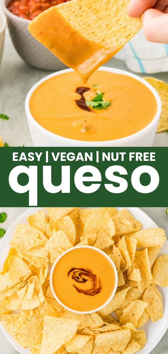 easy vegan nut free queso recipe