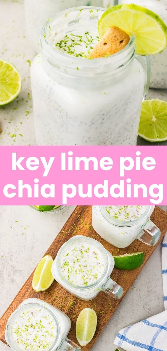 key lime pie coconut chia pudding