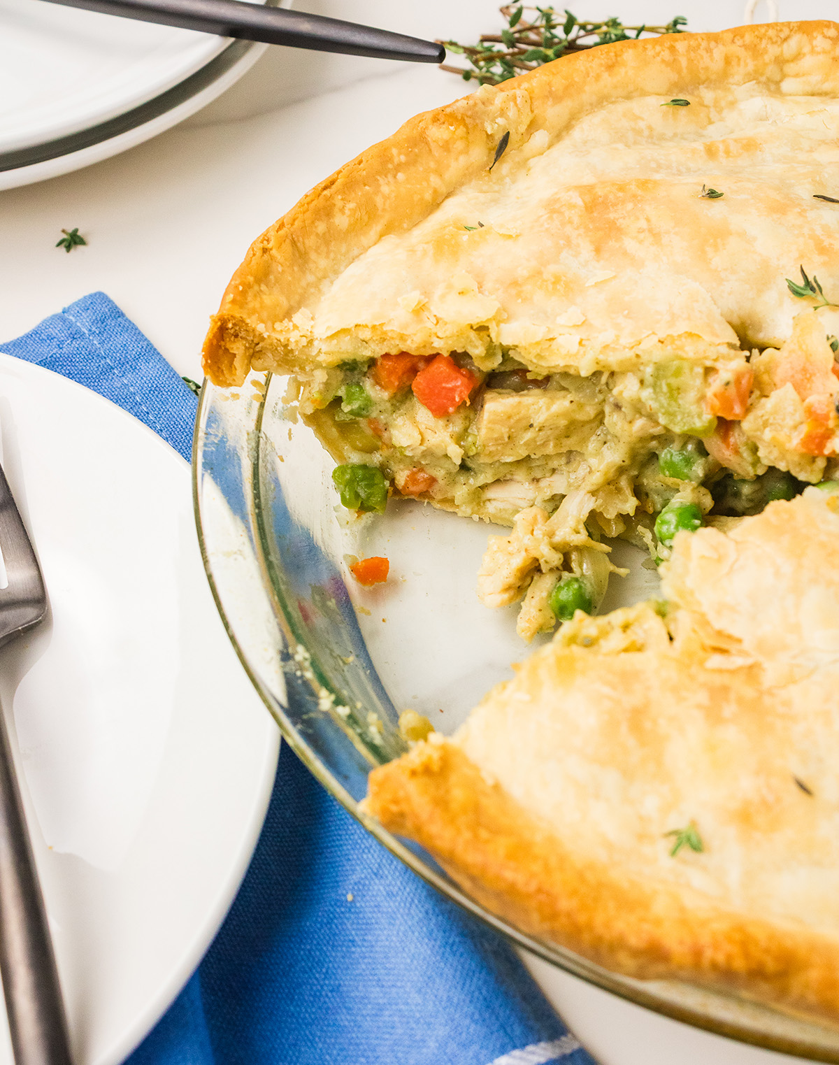 dairy free pot pie with chicken
